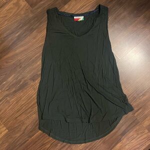 Olive green tank top